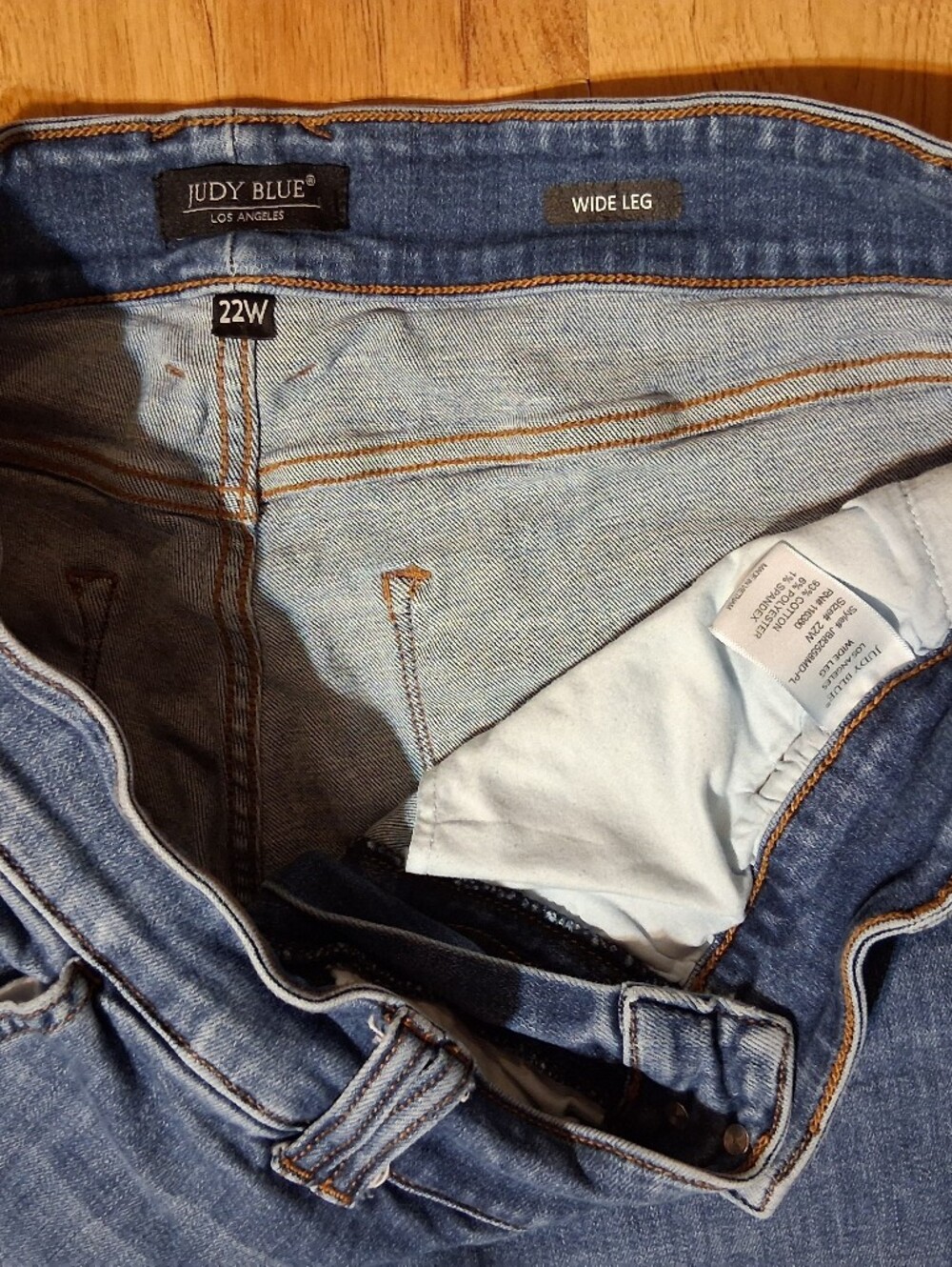 Judy Blue Medium Blue Flare Jeans - Picture 2 of 5